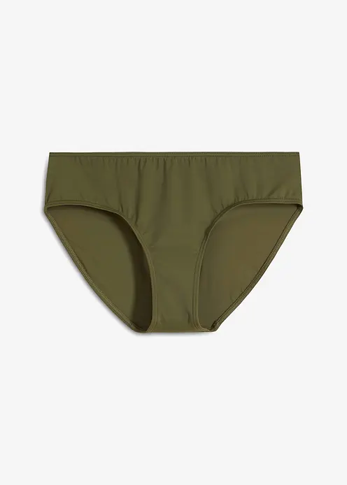 Bikinihose in grün von vorne - bonprix