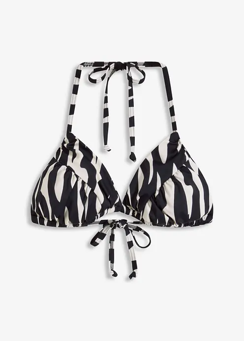 Bikini Oberteil in schwarz von vorne - bonprix