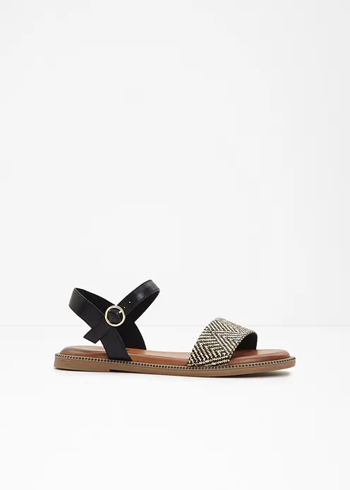 s. Oliver Komfort Sandalen in schwarz - s.Oliver