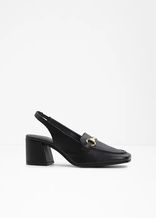 Slingpumps in schwarz - bonprix
