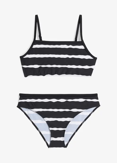 Bikini (2-tlg.Set) in schwarz von vorne - bonprix