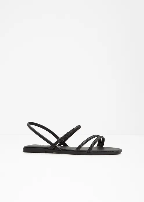 Riemchensandalen in schwarz - bonprix