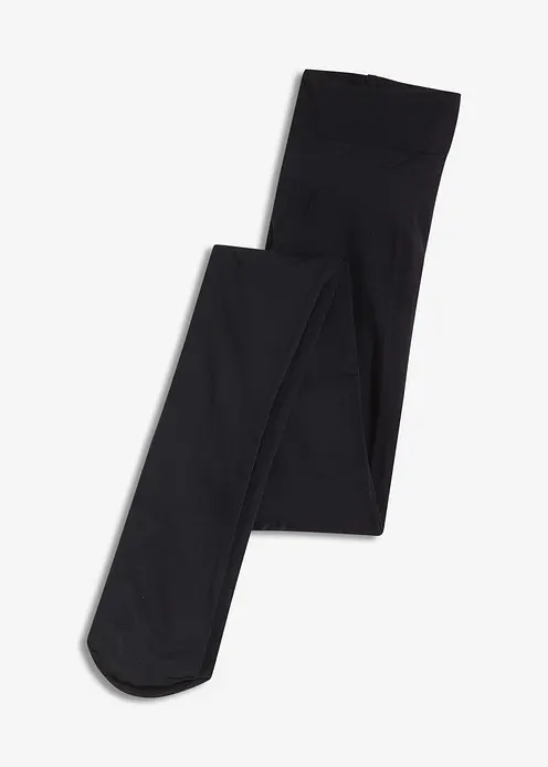 Schwangerschafts-Strumpfhose 90den in schwarz von vorne - bonprix