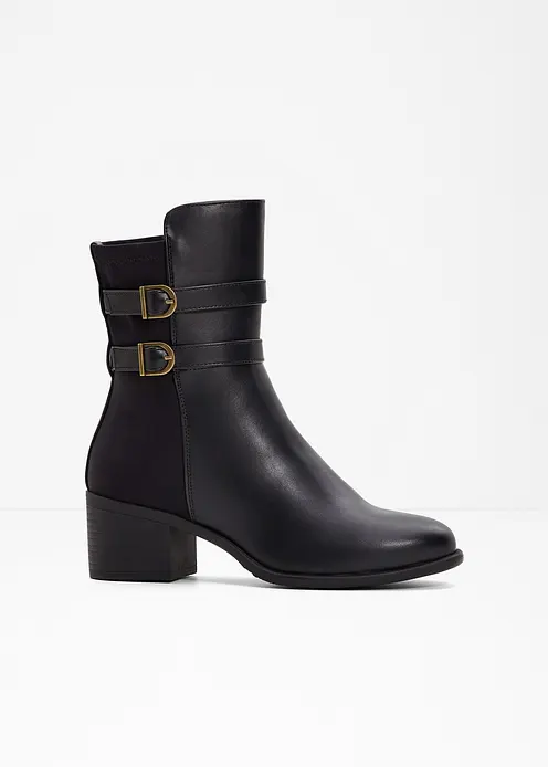 Boots in schwarz von vorne - bonprix