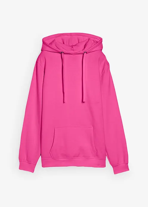 Hoodie in pink von vorne - bonprix