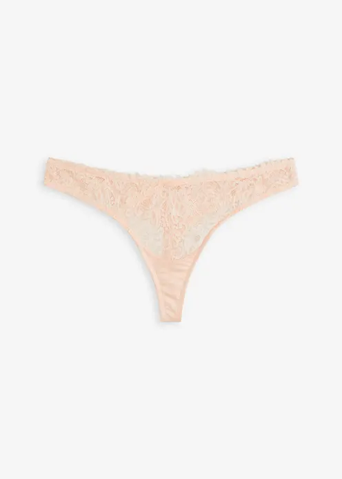 String mit Glanzeffekt in rosa von vorne - bonprix