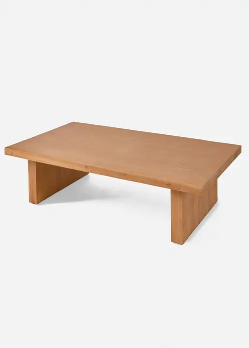 Couchtisch rechteckig in beige von vorne - bonprix