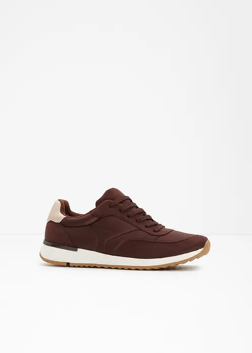 Sneaker in braun - bonprix