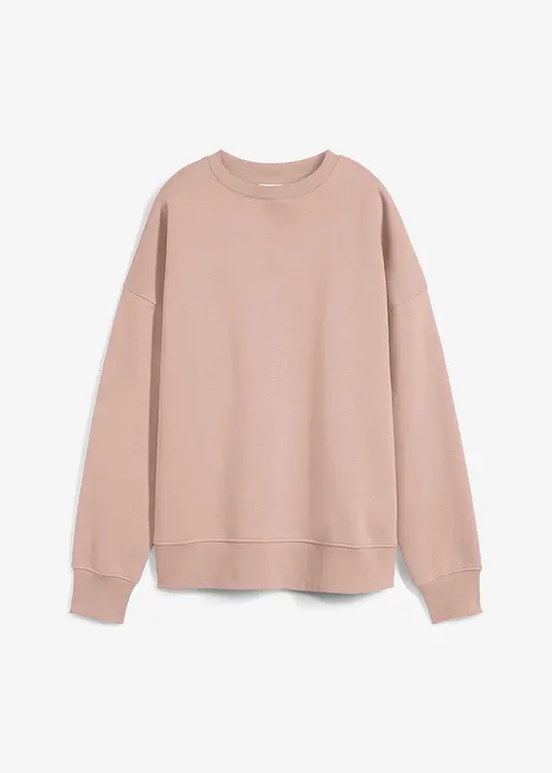 Oversize-Sweatshirt in braun von vorne - bonprix
