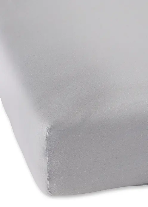 Jersey Comfort Spannbettlaken in grau - bonprix