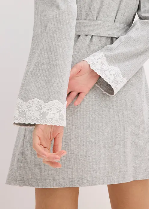 Kimono Junior Dentelle Taupe - No Boundaries - Neuf Avec Étiquettes