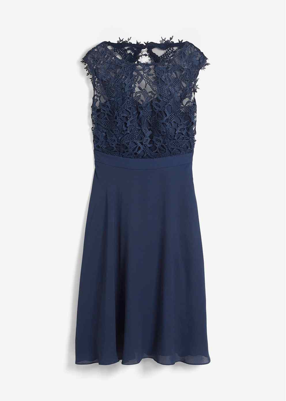 Lace trim dress
