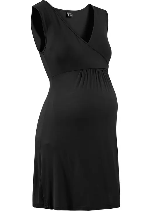 Still-Nachthemd in schwarz - bonprix