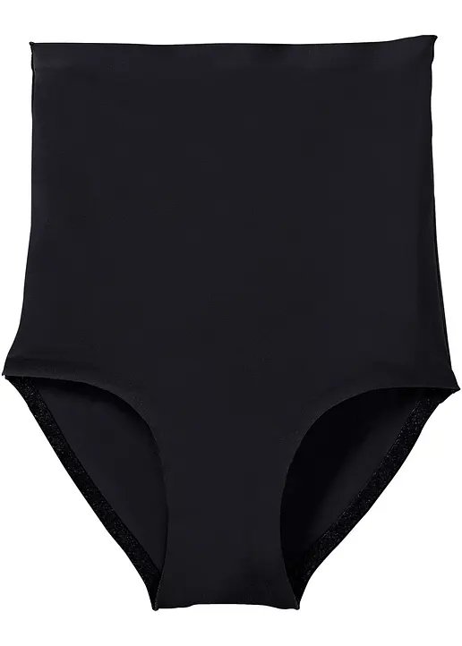 Seamless Shape Slip mit leichter Formkraft in schwarz von vorne - bonprix