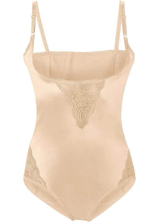 Shape Body mit starker Formkraft in beige von vorne - bonprix