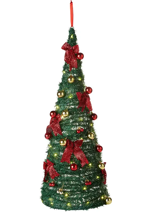 LED-Hängedeko im Weihnachtsbaum-Design in grün - bpc living bonprix collection