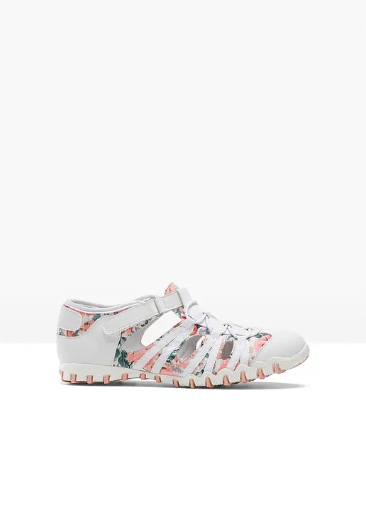 Slipper in weiß von vorne - bonprix