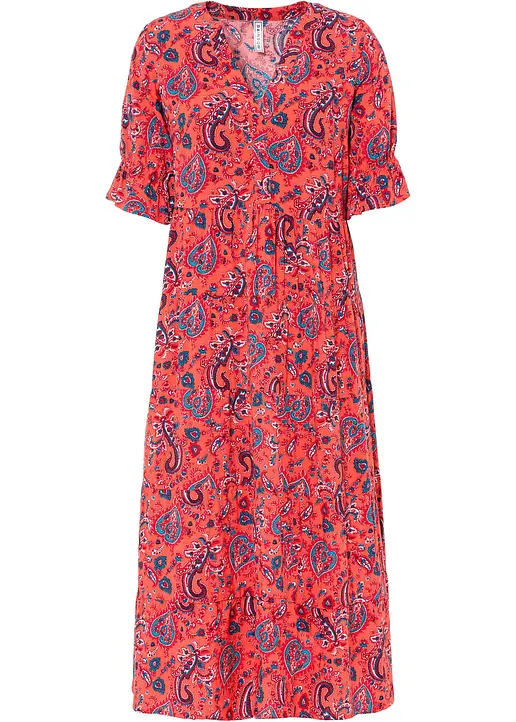 Kleid in rot von vorne - bonprix