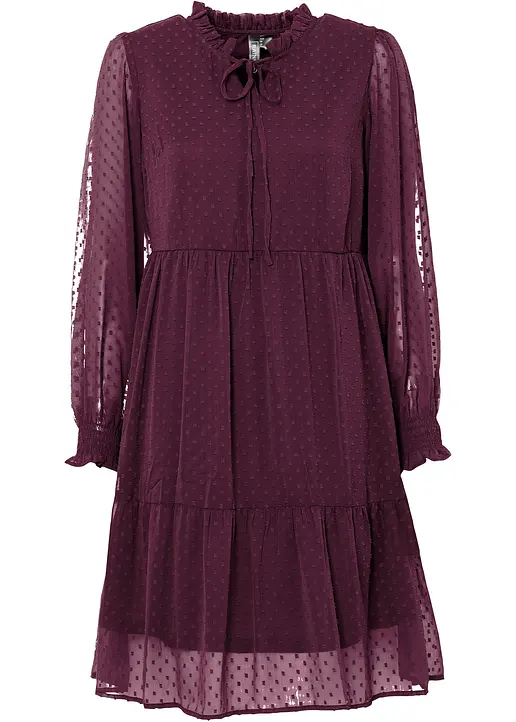 Minikleid in braun von vorne - bonprix