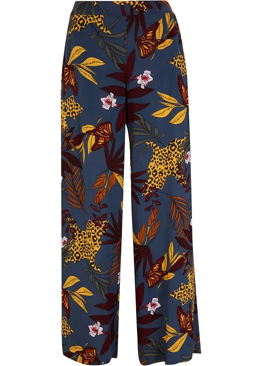 Marlenehose in lila von vorne - bonprix