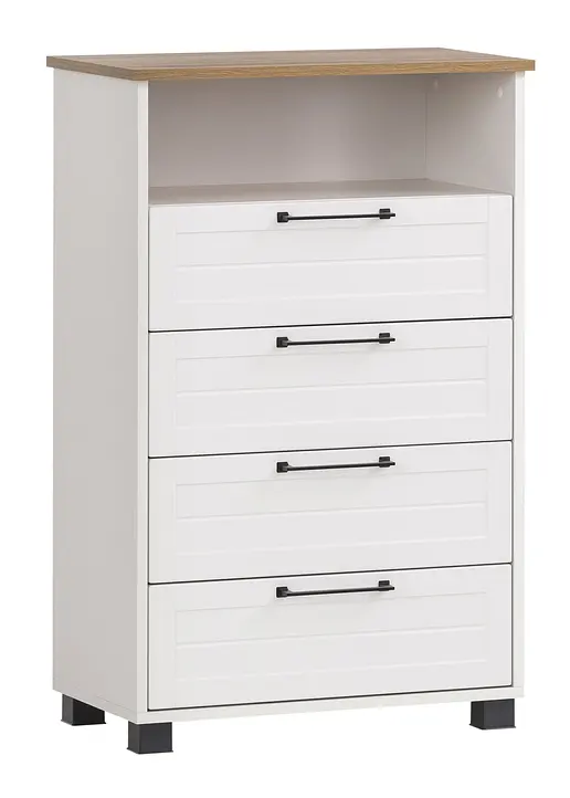 Kommode in weiß von vorne - bpc living bonprix collection