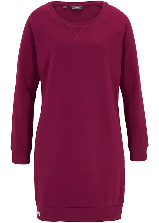 Sweatkleid in lila von vorne - bonprix