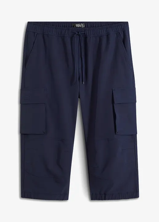 wasserabweisende 3/4-Funktionshose, Regular Fit in blau von vorne - bonprix