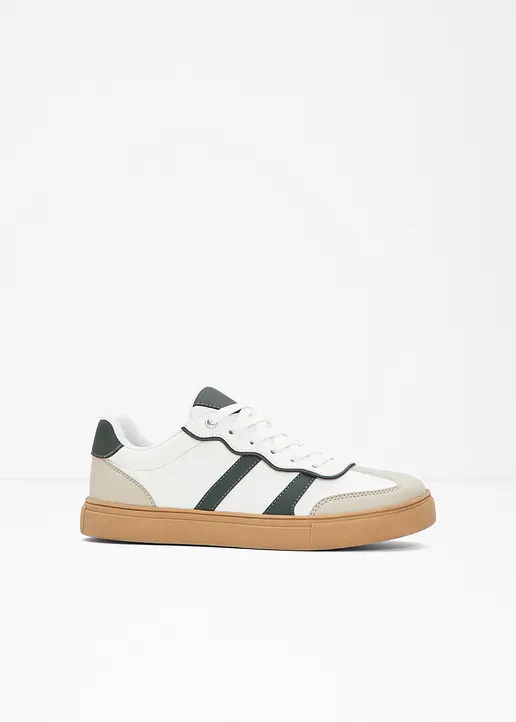 Sneaker in weiß von vorne - bonprix