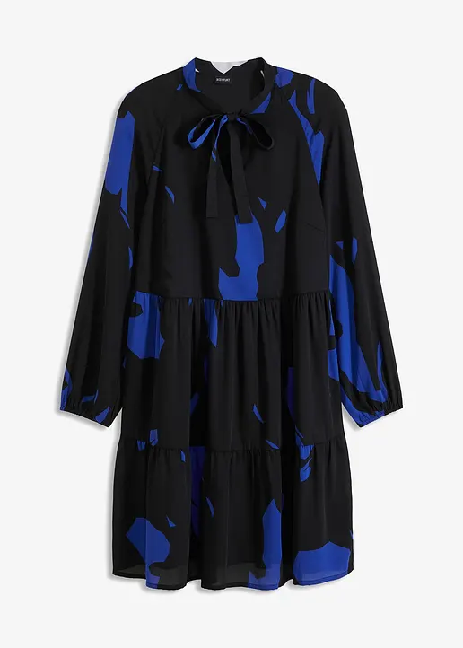 Minikleid in schwarz von vorne - bonprix
