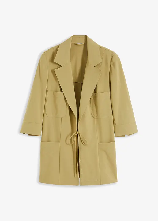 Blazerjacke in grün von vorne - bonprix