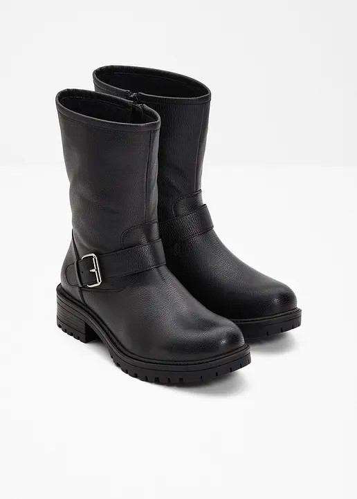 Stiefel in schwarz - bonprix