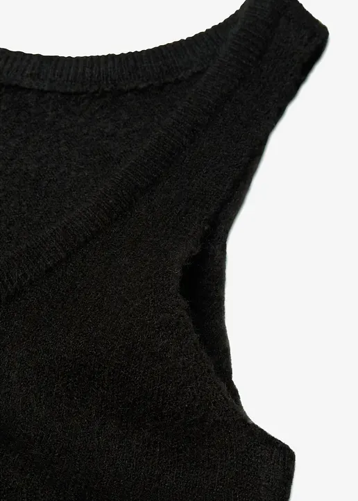 Stricktop in schwarz - bonprix