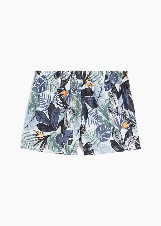 Mädchen Badeshorts aus recyceltem Polyamid in bunt von hinten - bonprix