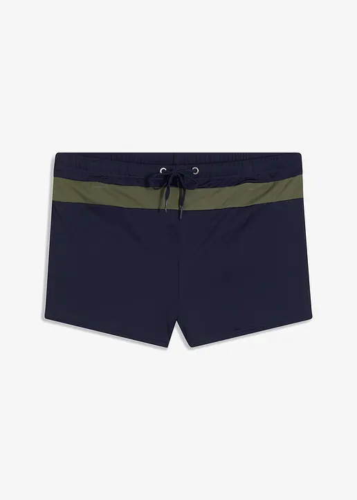 Badehose Herren in blau von vorne - bonprix