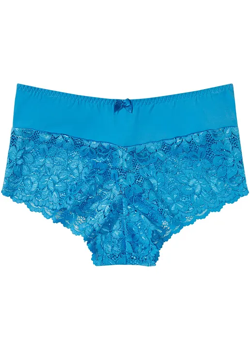 Maxipanty in blau von vorne - bonprix