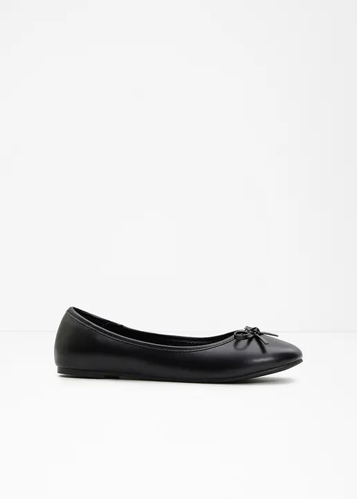 Ballerina in schwarz - bonprix