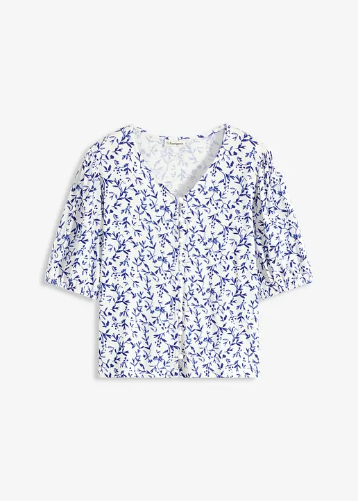 bedrucktes Shirt in weiß von vorne - bonprix