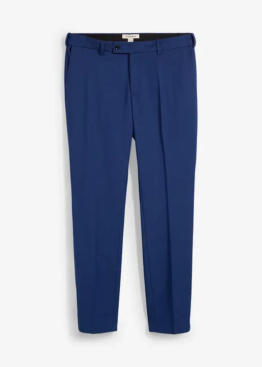 Baukasten Stretch-Anzughose, Slim Fit in blau von vorne - bonprix