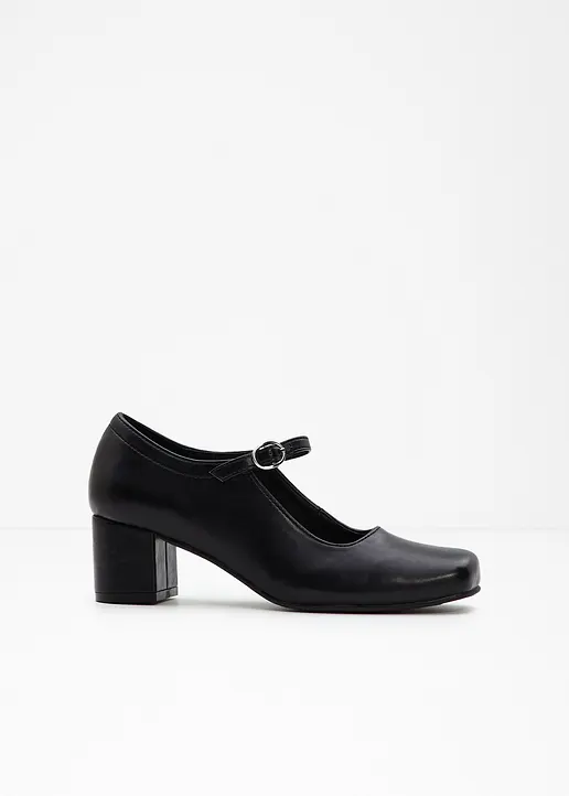Spangenpumps in schwarz - bonprix