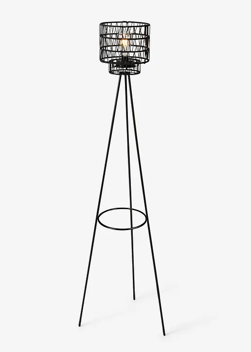 Solar-Stehleuchte in schwarz - bonprix
