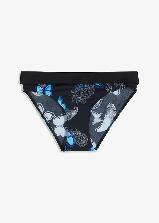 Bikinihose in schwarz von vorne - bonprix
