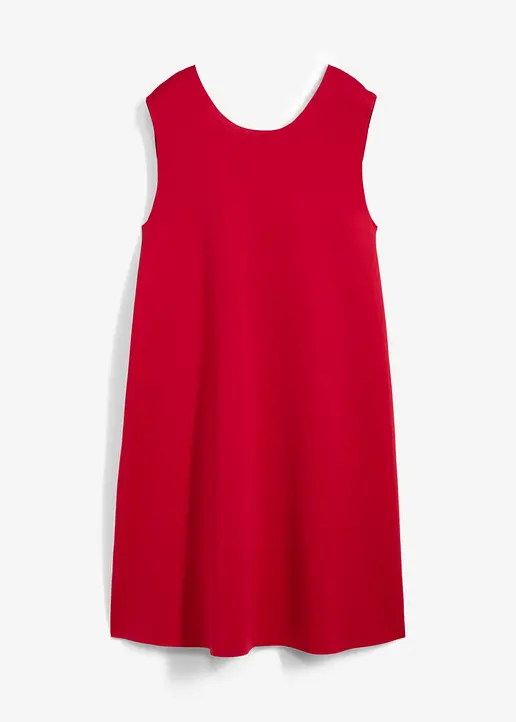 Minikleid aus Scuba in rot von vorne - bonprix