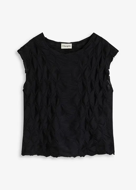 Shirt in schwarz von vorne - bonprix