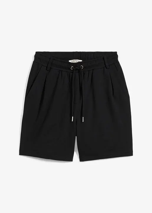 Sweathose in schwarz von vorne - bonprix