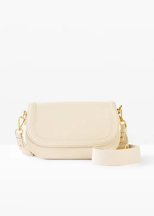 Umhängetasche in beige von vorne - bonprix