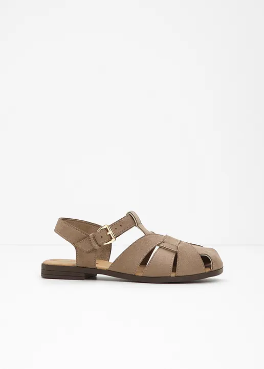 Sandale in braun - bonprix