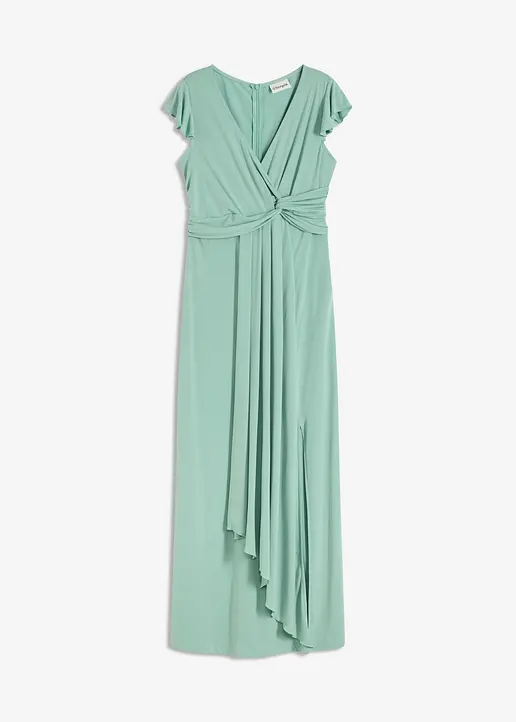 Maxikleid in grün von vorne - bonprix
