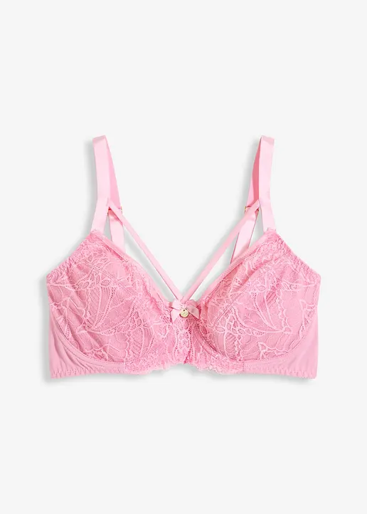 Minimizer BH mit Bügel in rosa von vorne - bonprix