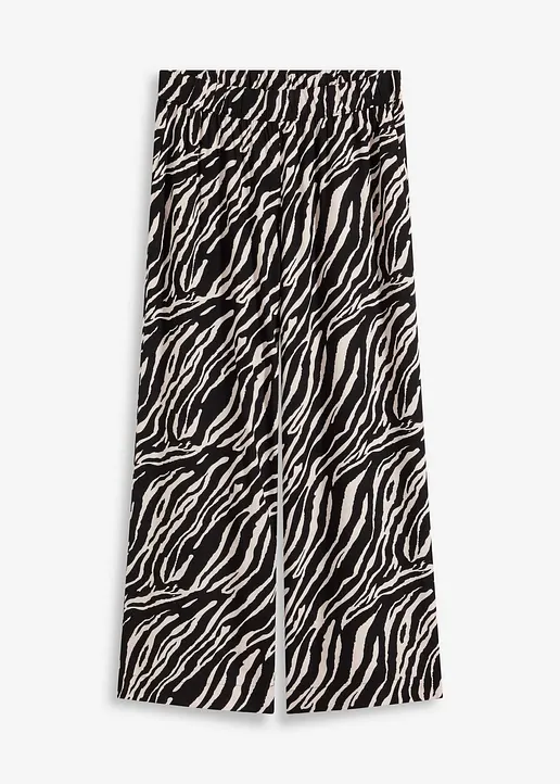 Schlupfhose in schwarz von vorne - bonprix