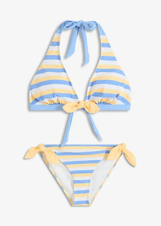 Neckholder Bikini (2-tlg. Set) in blau von vorne - bonprix